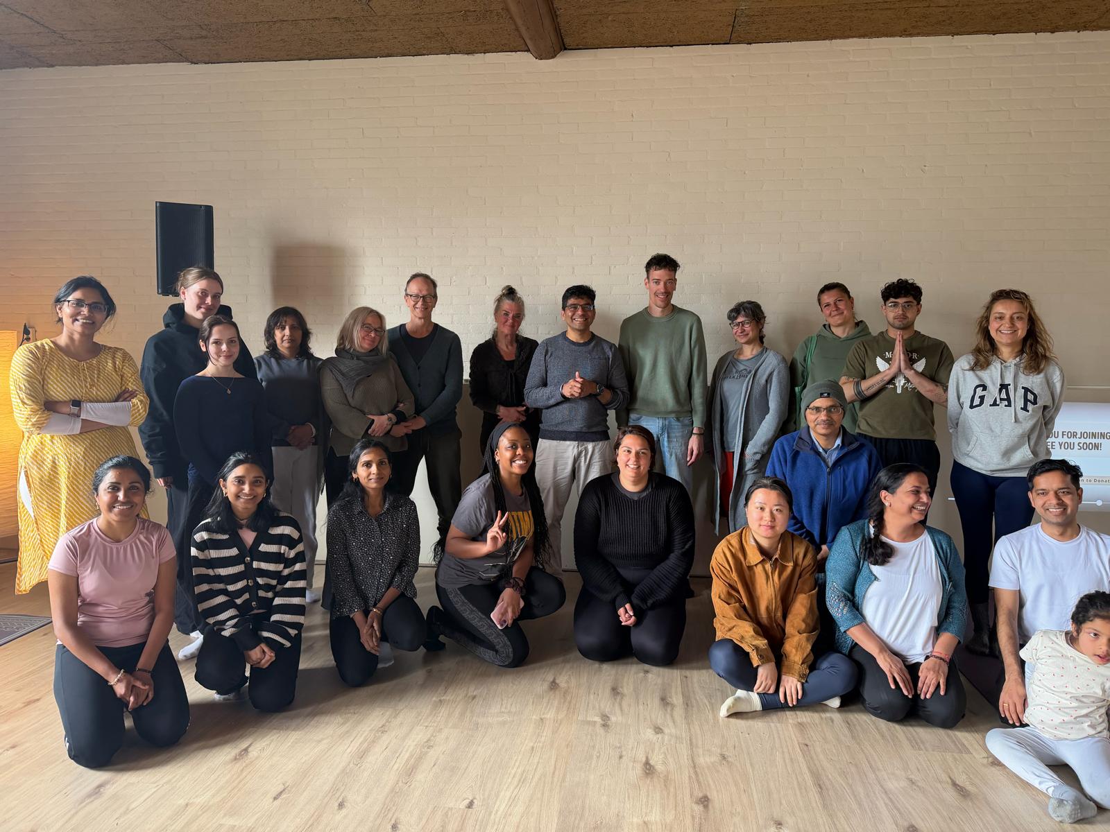 Workshop gathering with Dr. Raj Hegde and participants
